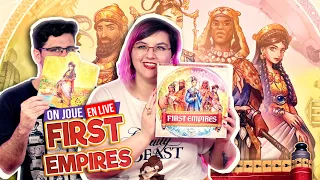 [La Partie] FIRST EMPIRE | 2 joueurs | Sand Castle Games | VOD Live