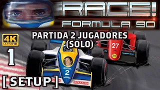 RACE! Formula 90 | Partida 2 jugadores - SETUP [ Parte I ] | Solo Play