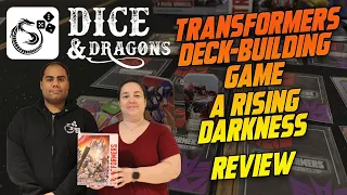 Dice and Dragons - Transformers Deck Building Game A Rising Darkness Review