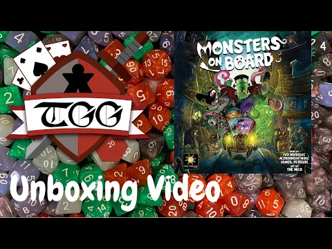 Monsters on Board Board Game Unboxing
