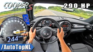 290HP MINI COOPER S F56 *MANUAL* | 244km/h on AUTOBAHN by AutoTopNL