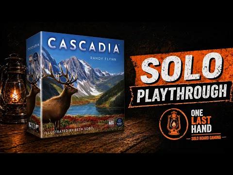 A Relaxed Wildlife Puzzle, Cascadia, Solo Playthrough