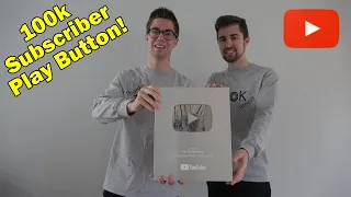 UNBOXING OUR 100K SUBSCRIBER YOUTUBE PLAY BUTTON AWARD!!
