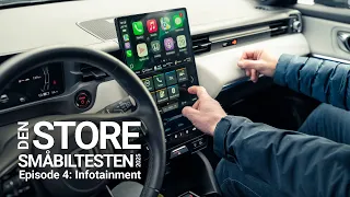 Den store småbiltesten – episode 4: infotainment og brukervennlighet