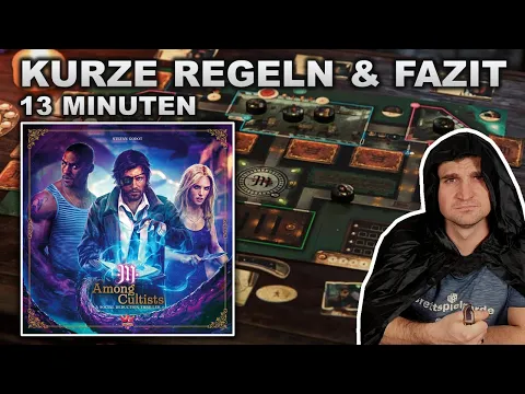 Among Cultists Regeln Kickstarter Preview Among us als Brettspiel Deduktion Fazit Review Anleitung
