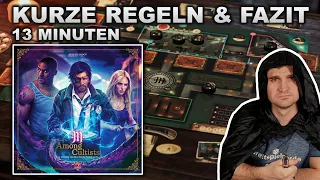 Among Cultists Regeln Kickstarter Preview Among us als Brettspiel Deduktion Fazit Review Anleitung