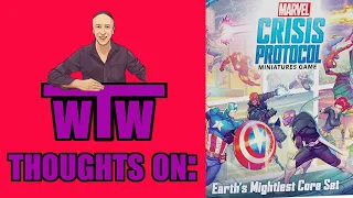 MARVEL CRISIS PROTOCOL GAME AND EARTH'S MIGHTIEST BOX SET: Thoughts On, Whachacha's Tabletop World