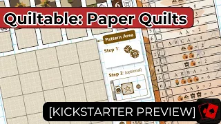 Kickstarter Preview | Quiltable: Paper Quilts
