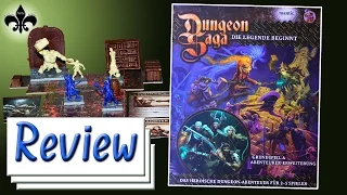 Dungeon Saga DELUXE Brettspiel Review nur Grundspiel / GER