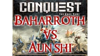 Warhammer 40K: Conquest the Card Game (Baharroth vs. Aun'shi)