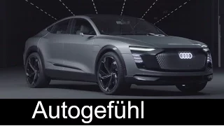 Audi electric SUV concept e-tron Sportback - Preview
