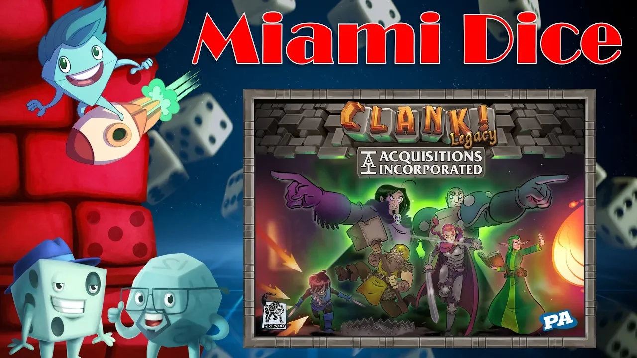 Clank! Legacy: Acquisitions, Inc. - A Miami Dice Video (NO SPOILERS!)