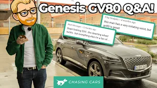 Tom answers your comments! Genesis GV80 Q&A | Chasing Cars