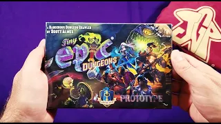 Just Got Played Undressed: Tiny Epic Dungeons PROTOTYPE Unboxing