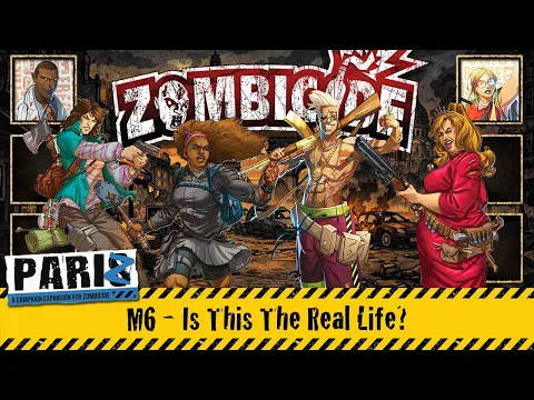 Zombicide 2nd Edition: PariZ Campaign (Mission M6) Board Game Gameplay