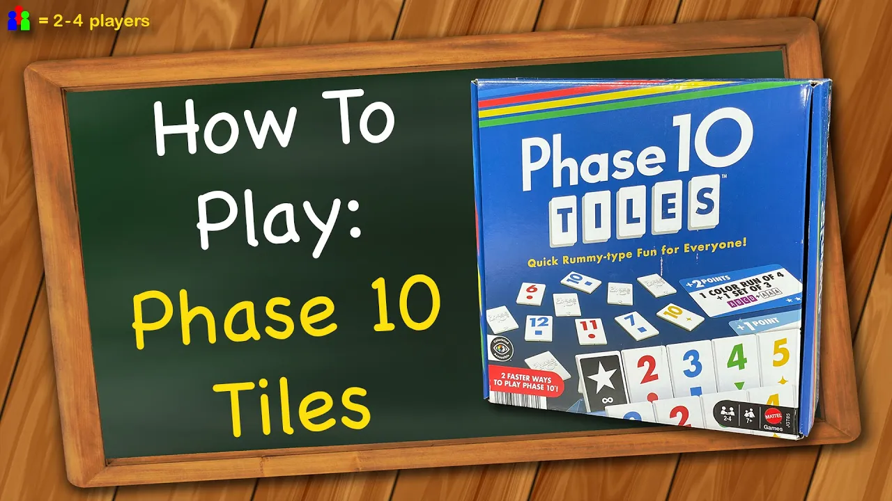 How to play Phase 10 Tiles