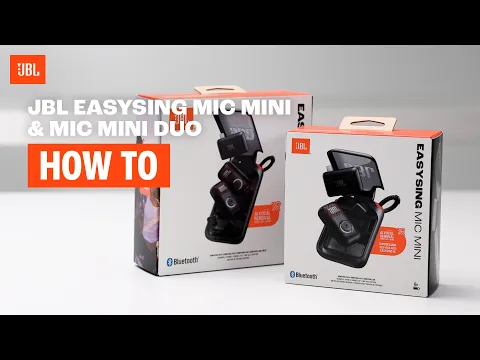 JBL EasySing Mic Mini Duo | Mini AI-powered microphone with real