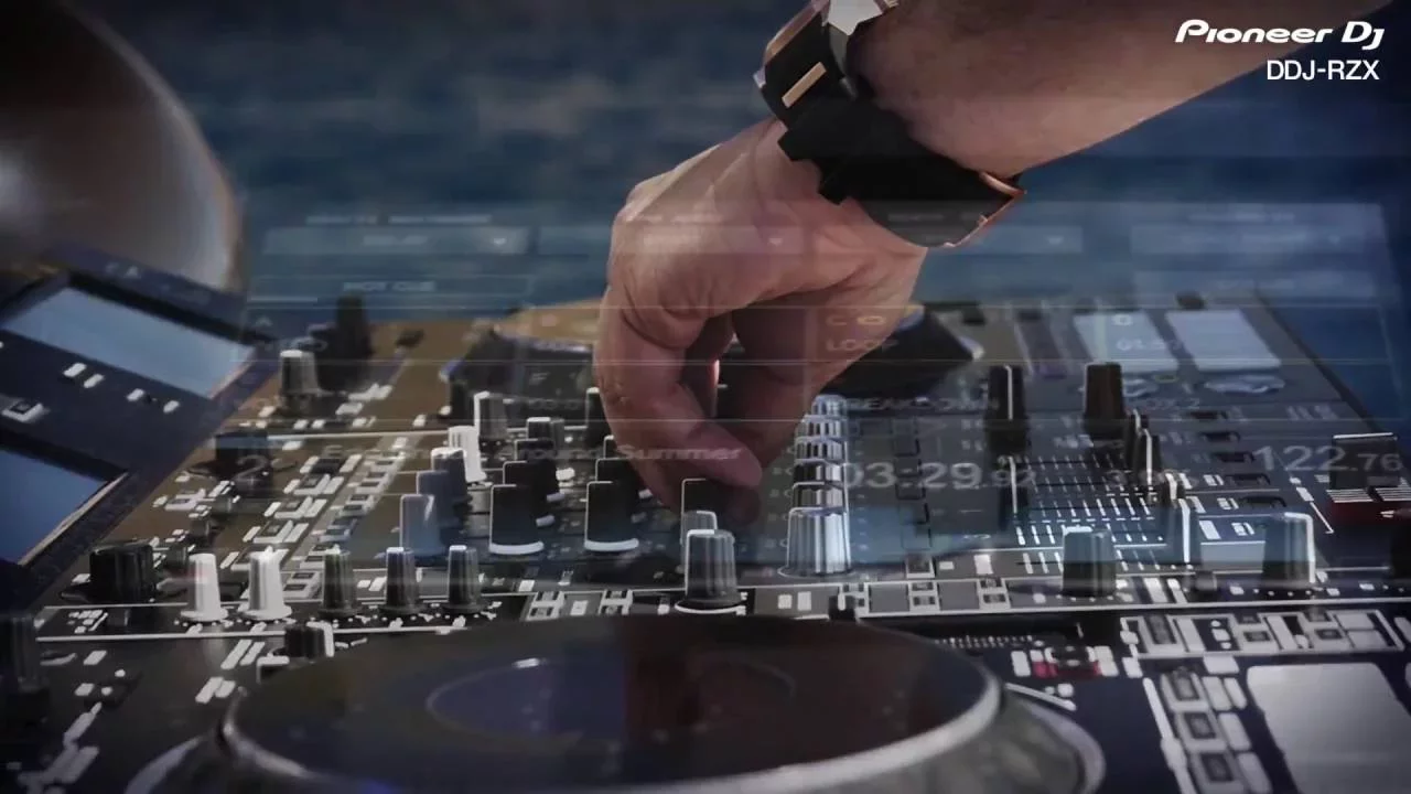 Product video thumbnail for Pioneer DJ DDJ-RZX 4-Deck DJ Controller with Case