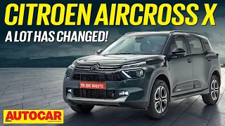 Citroen Aircross X - Creta rival gets big updates | Walkaround | Autocar India