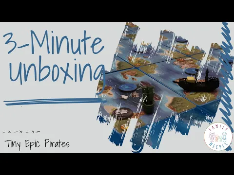 Tiny Epic Pirates Deluxe Edition - 3-Minute Unboxing