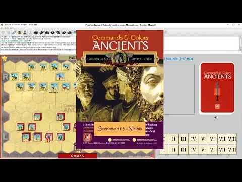 Commands & Colors: Ancients Tutorial Playthrough - Scenario 413 Nisibis