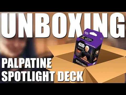 Unboxing the Chancellor Palpatine Spotlight Deck | Star Wars: Unlimited