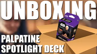 Unboxing the Chancellor Palpatine Spotlight Deck | Star Wars: Unlimited