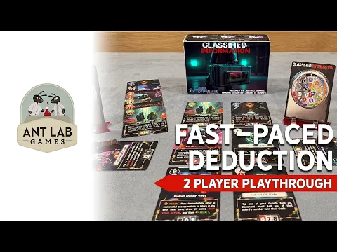 Classified Information Card Game | Playthrough | Preview
