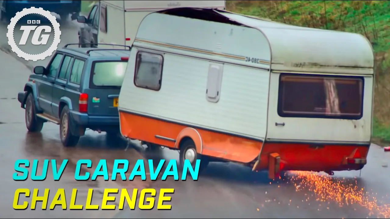 SUV Caravan Challenge | Top Gear | Series 22 | BBC
