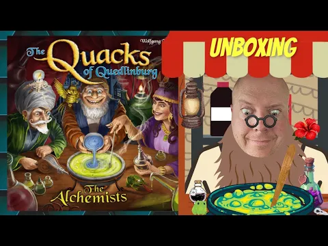 Quacks Of Quedlinburg The Alchemists expansion, an unboxing