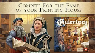 Gutenberg - board game about printing books