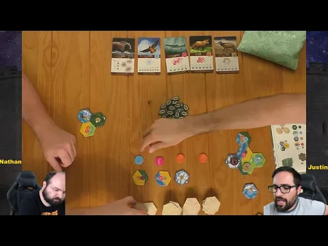 Cascadia: Teaching and playing a few games!