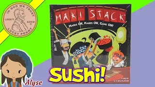 How To Play The Game Maki Stack Sushi Stacking Family Game Review