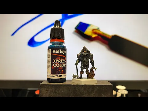 肥龍不在家#3新手用 Vallejo Xpress Color 速塗色 畫完一整套奇幻冒險桌遊《森靈傳記》的模型要花多久時間? #桌遊