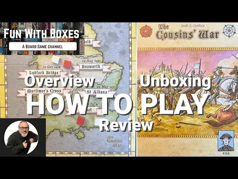 The Cousins’ War Board Game | Unboxing, How to Play & Review | Surprised Stare Games