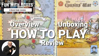 The Cousins’ War Board Game | Unboxing, How to Play & Review | Surprised Stare Games