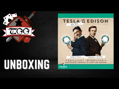 Tesla vs. Edison: Duel Board Game Unboxing