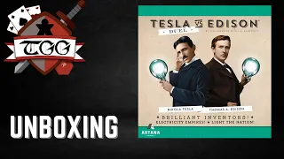 Tesla vs. Edison: Duel Board Game Unboxing