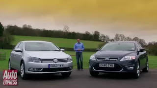 VW Passat vs Vauxhall Insignia vs Ford Mondeo review - Auto Express