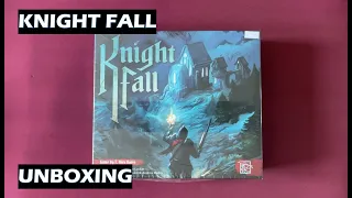Unboxing Knight Fall board game