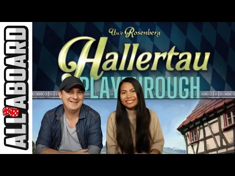 HALLERTAU | Board Game | 2-Player Playthrough | The Crafts of 1800s Bavaria