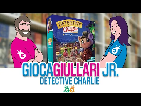 Gioca Giullari Junior - Detective Charlie il gioco da tavolo per bambini per essere investigatori!