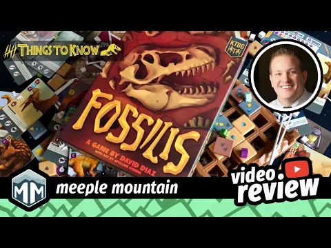Fossilis - 5 Things You Need to Know - Review - Boardgame Brody