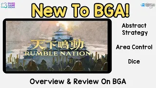 What’s New to BGA – Rumble Nation | Dice-Driven Area Control Strategy