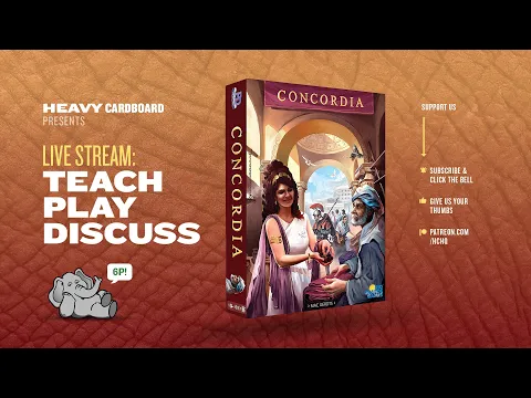Concordia - 3p Teaching, Play-through, & Roundtable by Heavy Cardboard