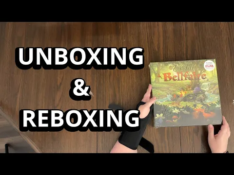 Everdell: Bellfaire Expansion - Board Game Unboxing & Reboxing - What's Inside the box?
