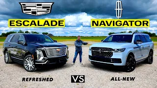 AMERICAN KINGS! -- 2025 Lincoln Navigator vs. 2025 Cadillac Escalade: Comparison
