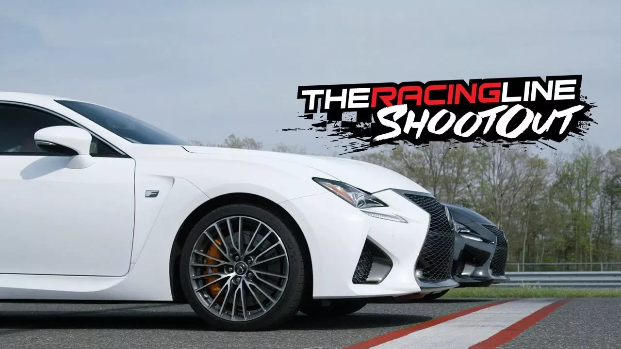 Track Battle! Randy vs Justin in the Lexus RC F, GS F & LC 500 - The Racing Line Shootout