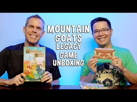 Mountain Goats Legacy Unboxing - Dice Rolling Board Game