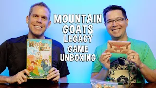 Mountain Goats Legacy Unboxing - Dice Rolling Board Game
